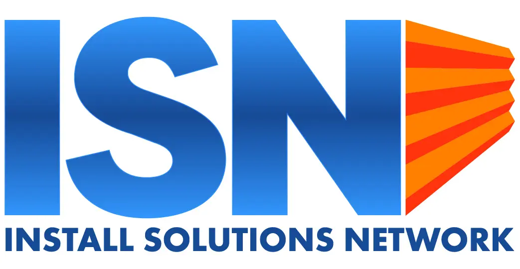 Logo with bold blue letters 'SN' and partial text below.