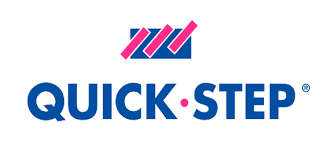 Logo with blue and pink design and text partially visible.