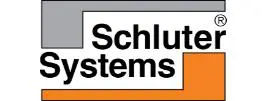 Logo featuring the text 'Schlute Systems' with a gray and orange background.