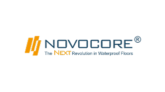 Logo of Novocore, a waterproof flooring company.