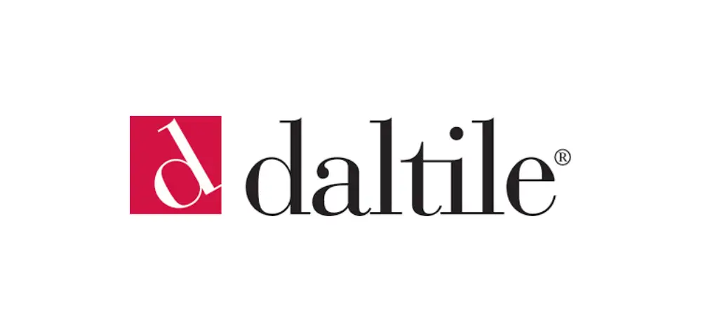 Daltile logo with stylized 'D' in a red square.